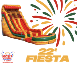 22' Fiesta Dual Lane Water Slide